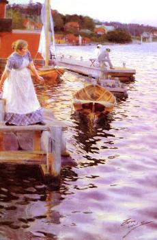 Anders Zorn : Lappings of the waves